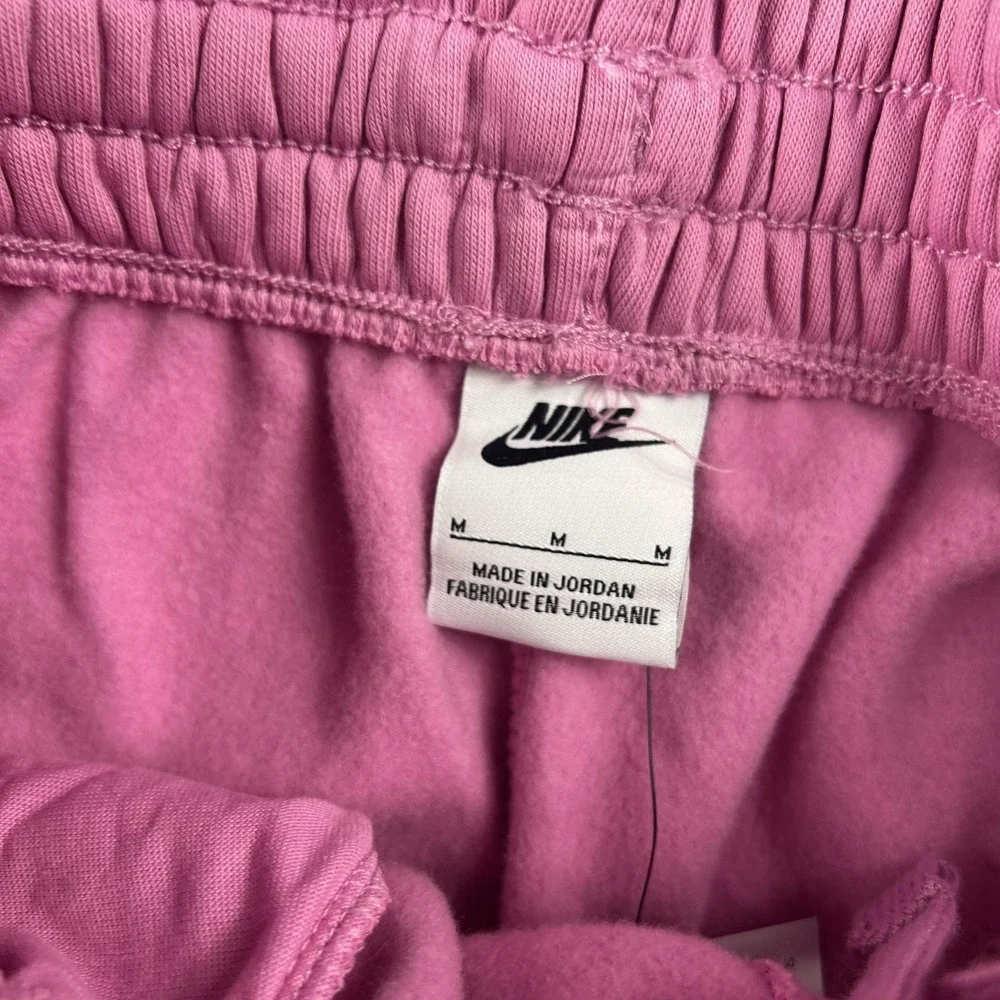 Nike Fleece Sweatpants Kids Medium Pink Jogger Pants Loose Fit‎ FD2933-646
